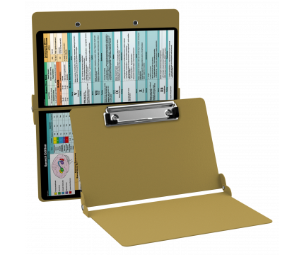 WhiteCoat Clipboard® - Tactical Brown Speech Language Pathology Edition